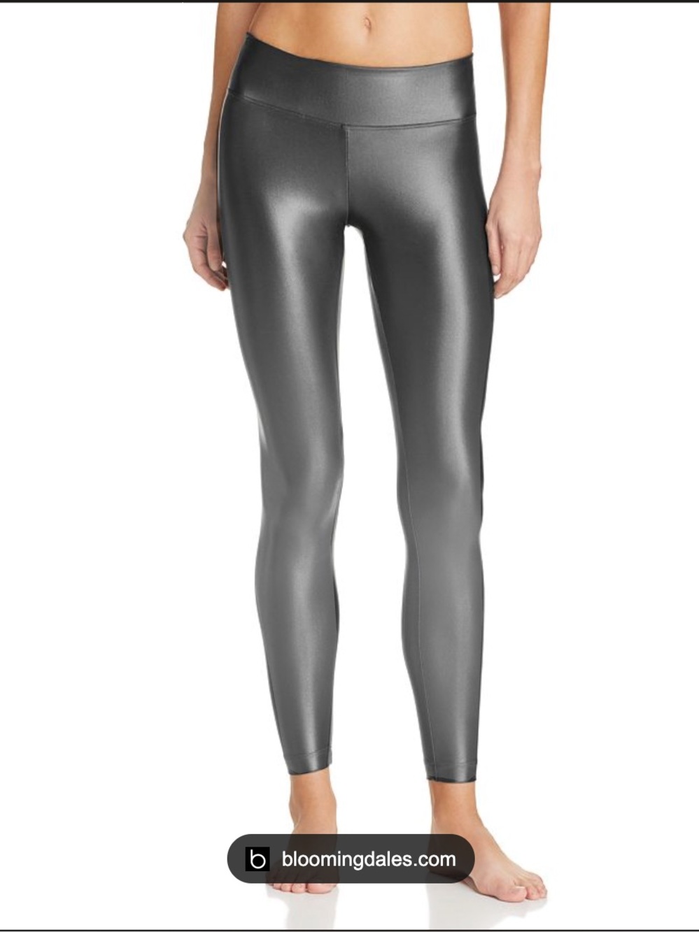 Koral Barry’s women lustrous Shiny grey Leggings XS